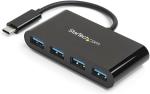 4-Port USB-C Hub - Portable USB 3.0 Expander