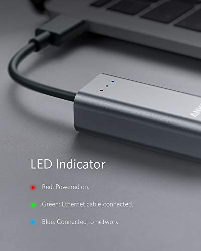 Anker USB-C to Ethernet Adapter, 1Gbps Speed