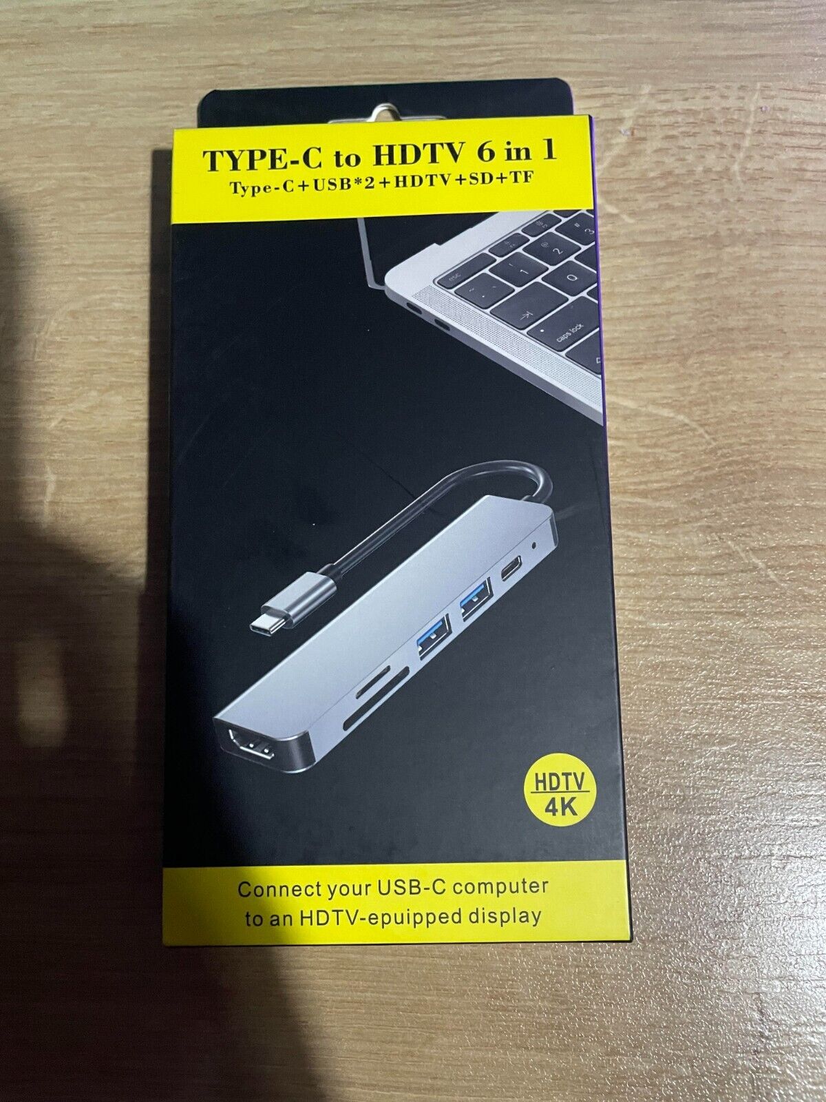 6-in-1 USB-C Hub with 4K HDMI and USB 3.0