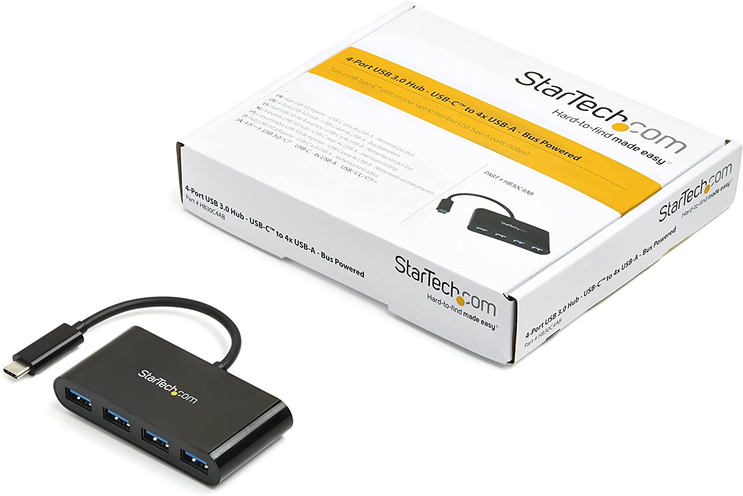 4-Port USB-C Hub - Connect 4 USB-A Devices