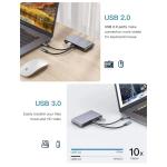 8-in-2 USB-C Hub with 4K HDMI Output