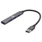 Ultra Slim 4-Port USB Hub: Type A/C
