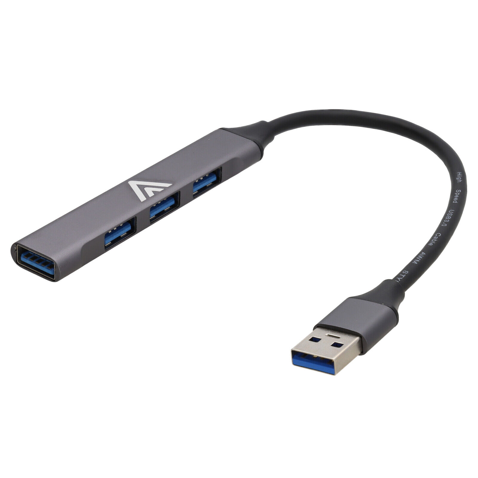 Slim 4-Port USB-C Hub with Metal Shell