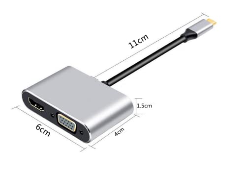 USB-C to HDMI VGA Adapter for Easy Connectivity