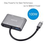 ZCUOO 5-in-1 USB-C Multiport Adapter for Laptops