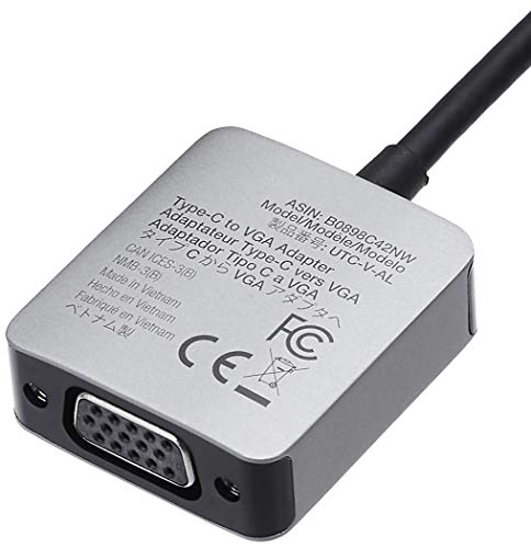 Amazon Basics USB-C to VGA Aluminium Adapter