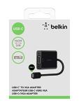 Belkin USB-C to VGA Adapter, 14cm, Black
