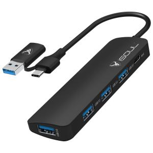 4-Port USB-C 3.0 Hub for Laptops