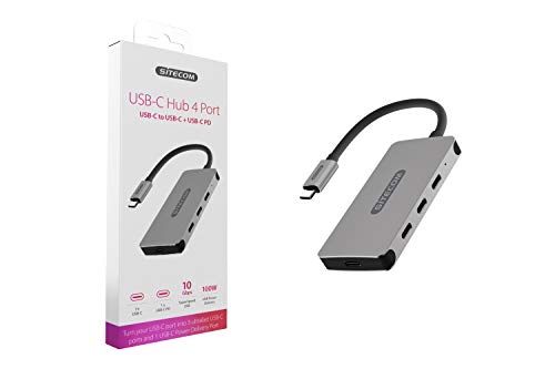 Sitecom CN-386 4-Port USB-C Hub with Power Delivery