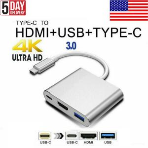 USB-C Thunderbolt 3 to HDMI VGA Charging Hub