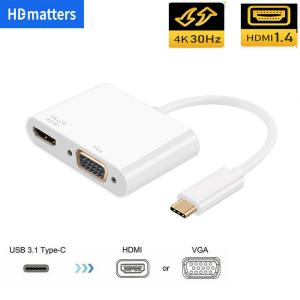 USB-C to HDMI VGA Multiport Adapter Hub