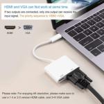 USB-C to HDMI VGA Multiport Adapter Hub