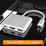USB-C Thunderbolt 3 to HDMI VGA Charging Hub