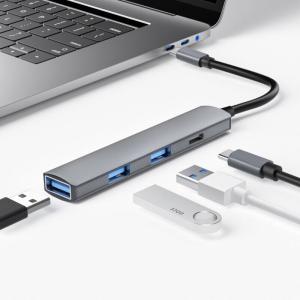 4-Port USB-C Hub for Laptops and MacBooks