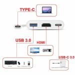 USB-C Thunderbolt 3 to HDMI VGA Charging Hub