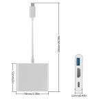 USB-C Thunderbolt 3 to HDMI VGA Charging Hub