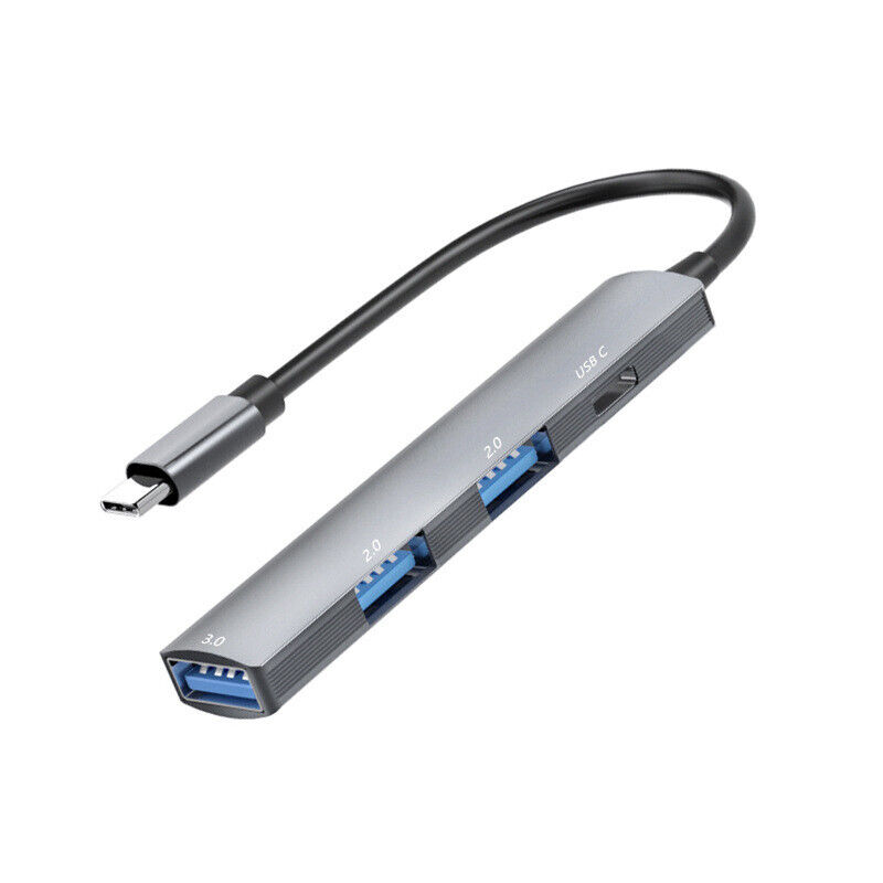 4-Port USB-C Hub for Laptops and MacBooks