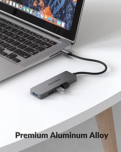 MAVINEX UltraSlim USB-C Hub with 4 Ports