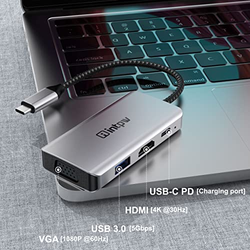 USB C to VGA & HDMI Multiport Adapter