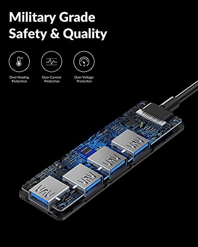 MAVINEX UltraSlim USB-C Hub with 4 Ports