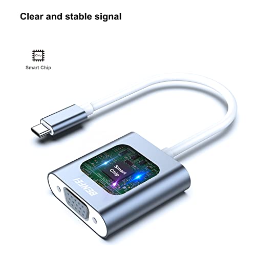 BENFEI USB-C to VGA Adapter for iPhone & Mac