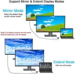 USB C to HDMI and VGA Adapter