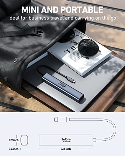 4-Port USB-C Hub for Multiple Devices