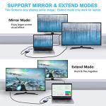 ABLEWE 2-in-1 USB-C to HDMI VGA Adapter