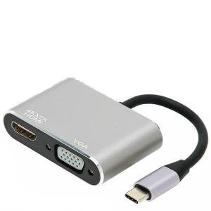 USB C to HDMI VGA Adapter 4K 1080P