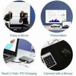 USB C to HDMI VGA Adapter 4K 1080P