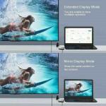 USB C to HDMI VGA Adapter 4K 1080P