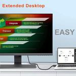 TSUPY USB-C to VGA Adapter 1.8m Full HD