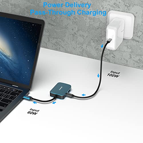 USB-C Hub with HDMI, VGA, and USB Ports