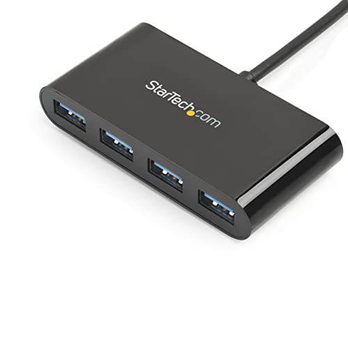Portable 4-Port USB-C to USB-A Hub
