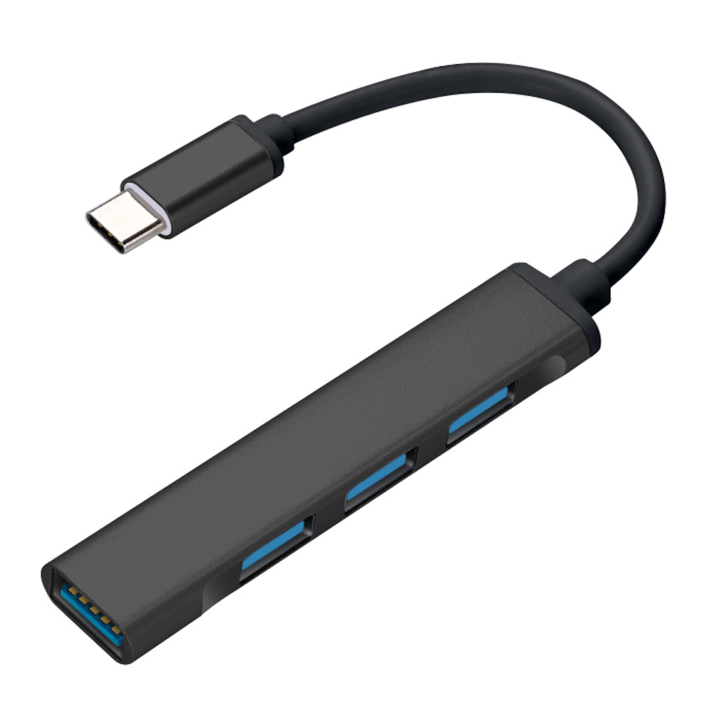 USB-C 4 Port Hub for Mac, PC and Phone
