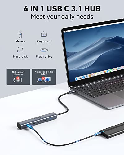 10Gbps USB-C Hub with 4 Ports Adapter