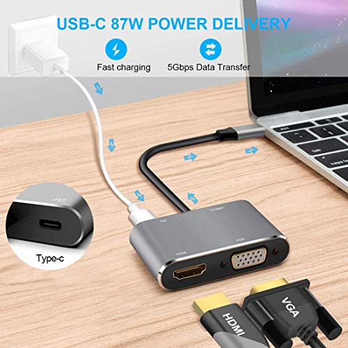 USB-C to HDMI & VGA Multiport Adapter 4K