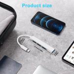 4-Port USB C Hub Adapter for Laptops and Devices