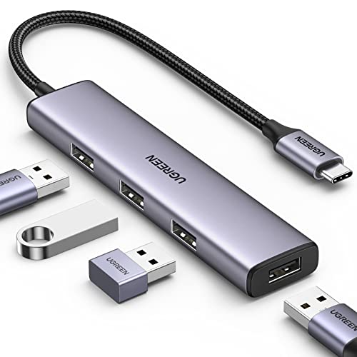 Aluminum USB C Hub with 4 Ports