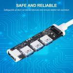 4-Port USB C Hub Adapter for Laptops and Devices