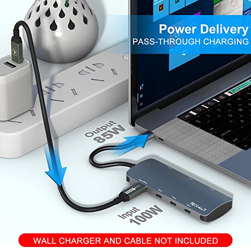 7-Port USB-C Hub Adapter for Fast Data Transfer