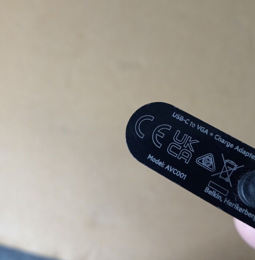 Belkin USB-C to VGA & Female Hub Adapter