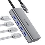 PULWTOP 4-in-1 USB-C Hub Adapter