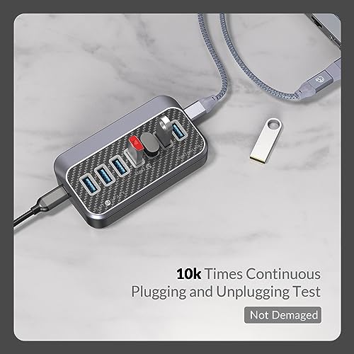 7-Port USB-C Hub with 19-Inch Cable