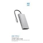 PULWTOP 4-in-1 USB-C Hub Adapter