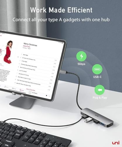 uni USB-C Hub with 4-Port USB 3.0