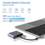 4-in-1 USB-C to HDMI/VGA Adapter for Laptops