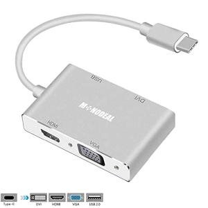 4-in-1 USB-C to HDMI/DVI/VGA Adapter