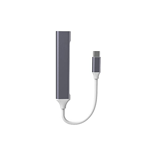 Slim USB-C Hub with 4 Ports and Data Extender