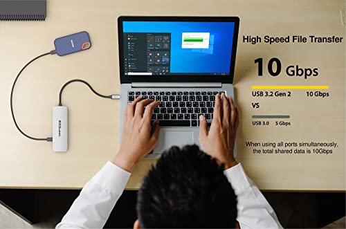 7-Port USB-C Gen 2 Hub Adapter